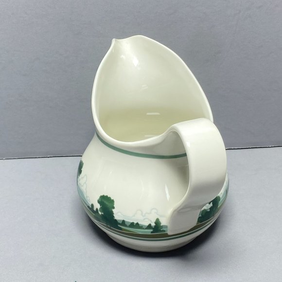 Estee Lauder Creamer Pitcher Aliage Country Winter Porcelain Collection Japan - Picture 7 of 14